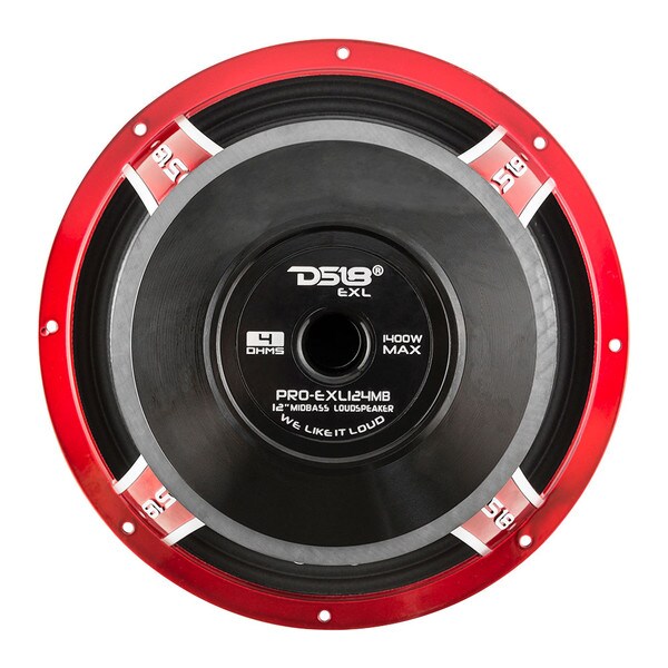 Main product image for DS18 PRO-EXL124MB 12" Professional Cast Frame Mid-Bass Speaker 4 Ohm294-8092